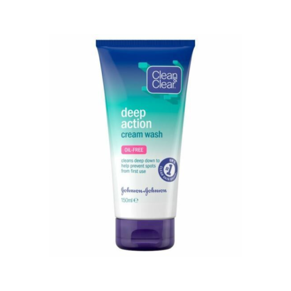 CLEAN&CLEAR DEEP ACTION CREAM WASH